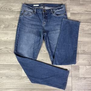 KUT from the Kloth Catherine Boyfriend Mid Rise Denim Jeans Medium Wash sz 8